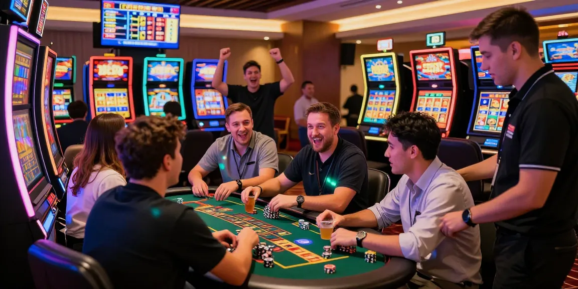 Experience the excitement of gambling at https://proplay88.uk.com/ with vibrant gaming tables and joyful players.