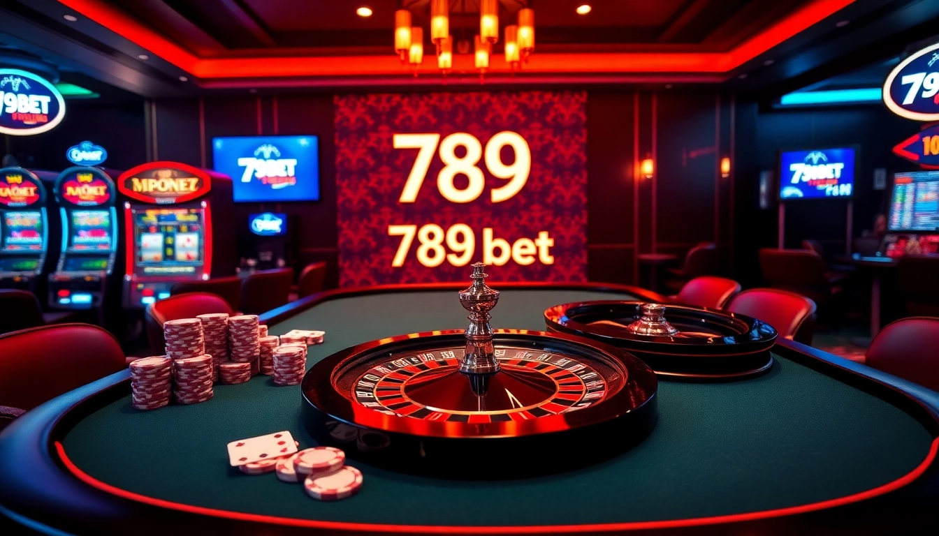 Experience the exciting world of 789bet vip with vibrant casino gameplay featuring roulette and poker.