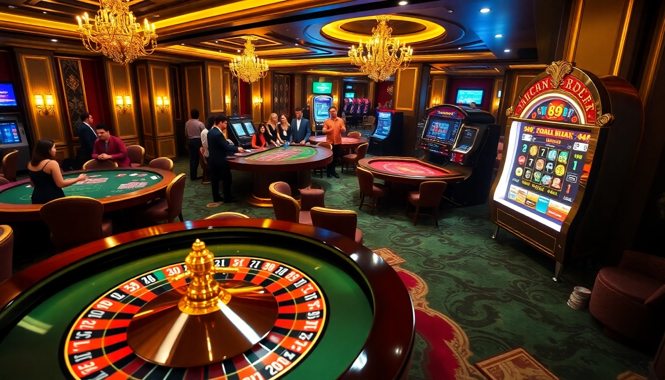 Players experience the thrill of winning at https://89bet.green/, enjoying a vibrant casino atmosphere.
