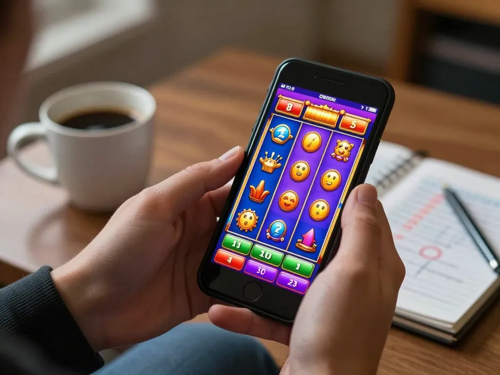 Engaging scene showcasing a player enjoying online gaming on https://sin88.chat/ from a cozy home environment.
