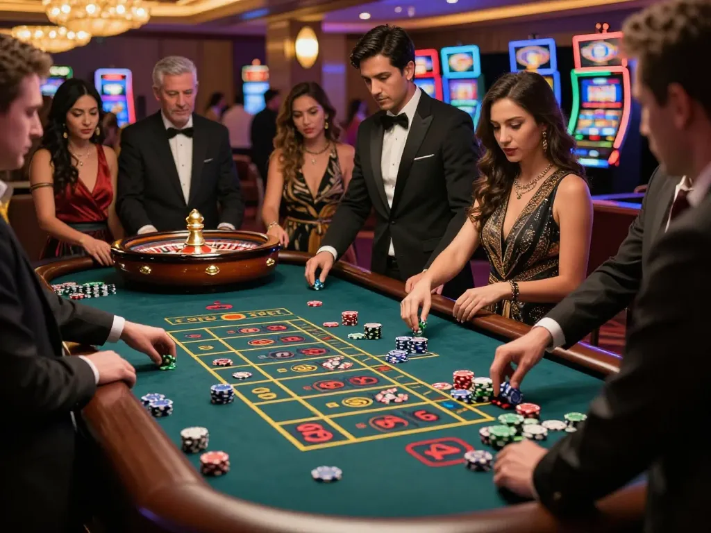 Experience the thrill of placing bets at the roulette table in the exciting pp9 win casino.