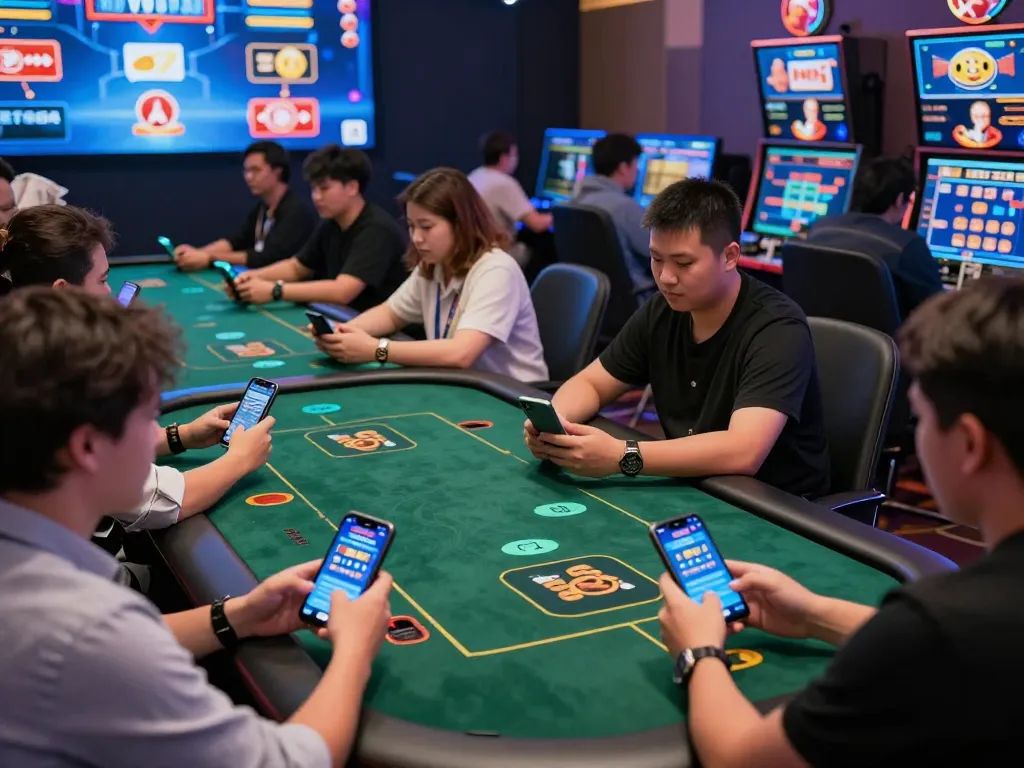 Engaging players exploring trang chủ C168 in a dynamic online casino atmosphere, showcasing mobile and tablet gaming