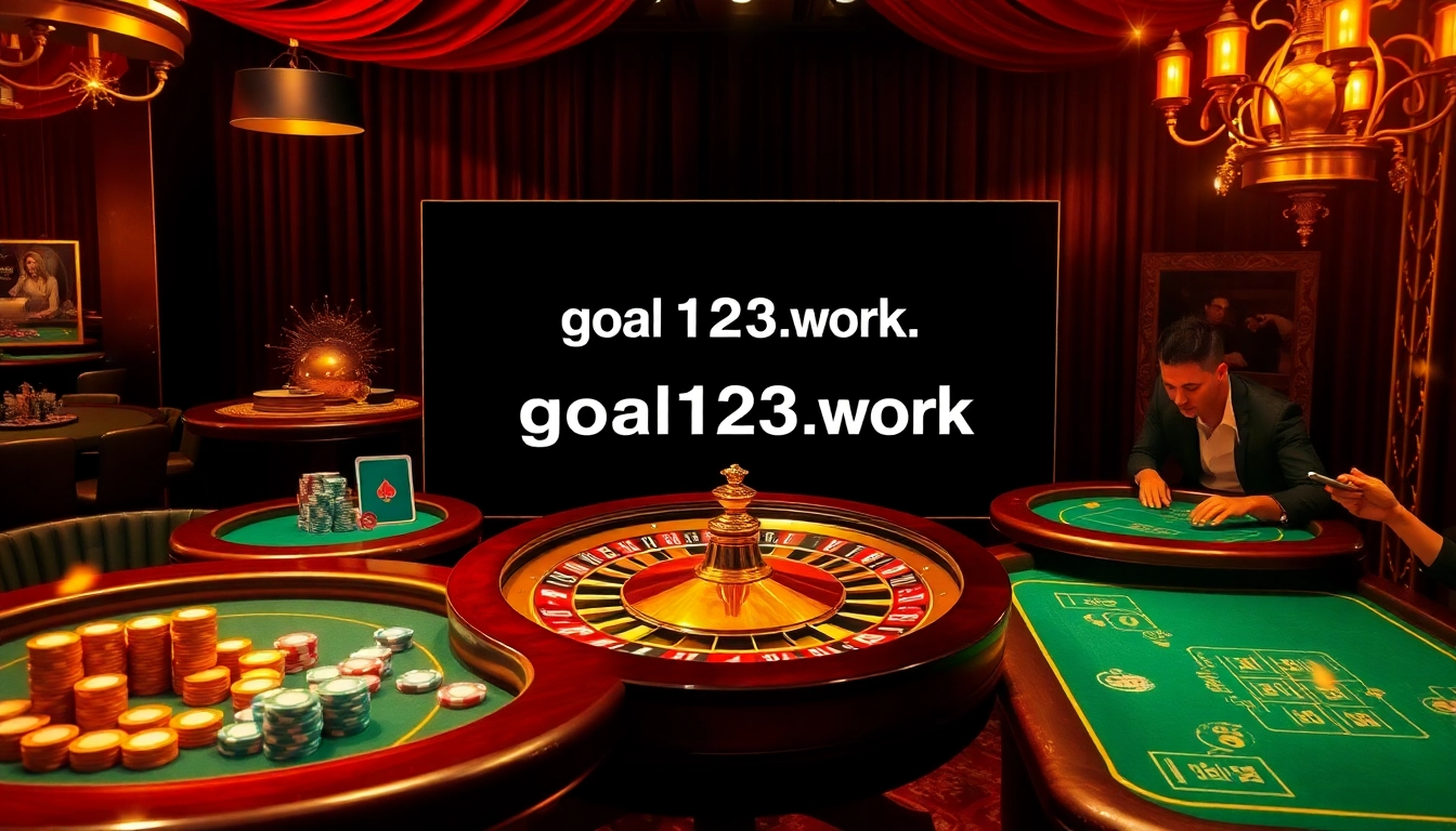 Experience thrilling gameplay at https://goal123.work/ with high-stakes poker and a glamorous casino atmosphere.