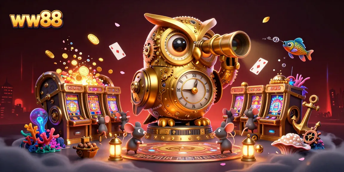 Experience the excitement of gambling at ww88 with a vivid 3D portrayal of a vibrant casino scene.