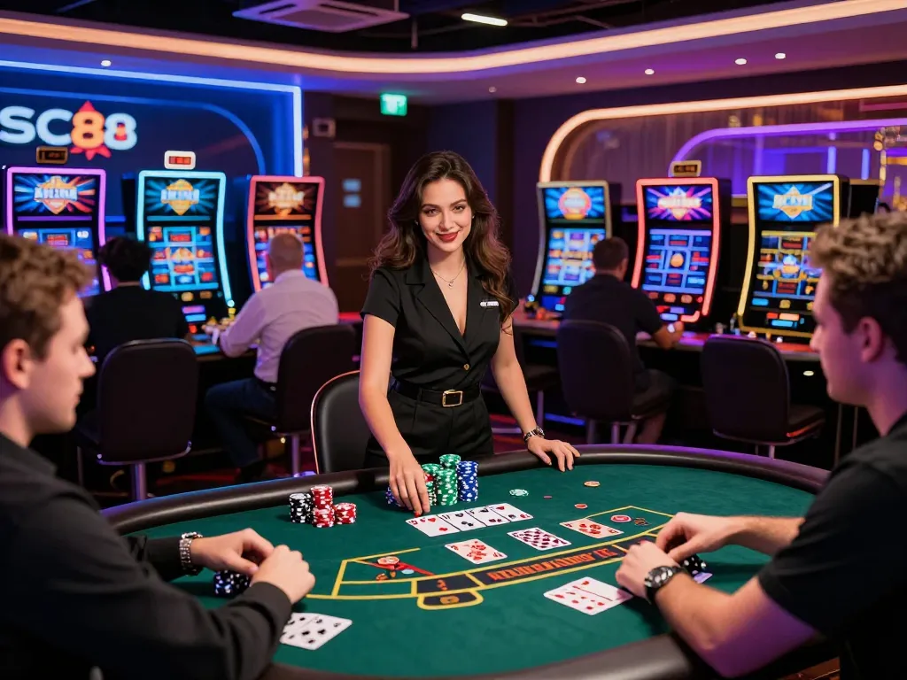 Experience the excitement of online gaming at https://sc88.casino/ with vibrant atmosphere and live dealer interactions.