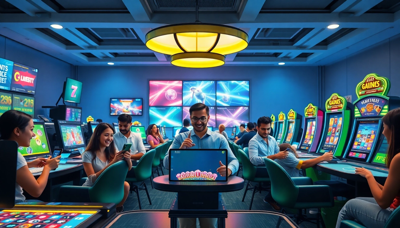 Engaging users on https://057789.com/ in a lively online betting environment showcasing diverse games.