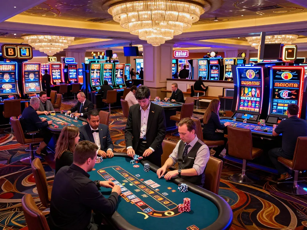 Experience high-stakes action at https://lode884.co.com/ with lively casino gameplay, roulette tables, and engaging players.
