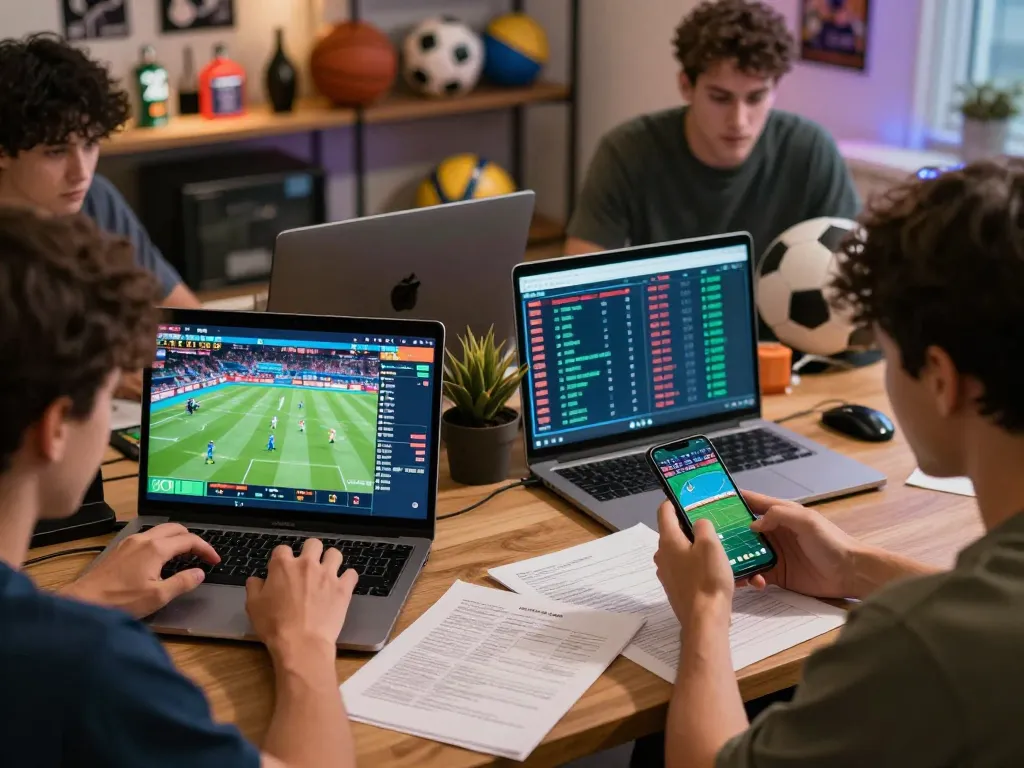 Soi keo bong da hom nay through detailed analysis and tracking of betting odds on various devices in a vibrant sports environment.