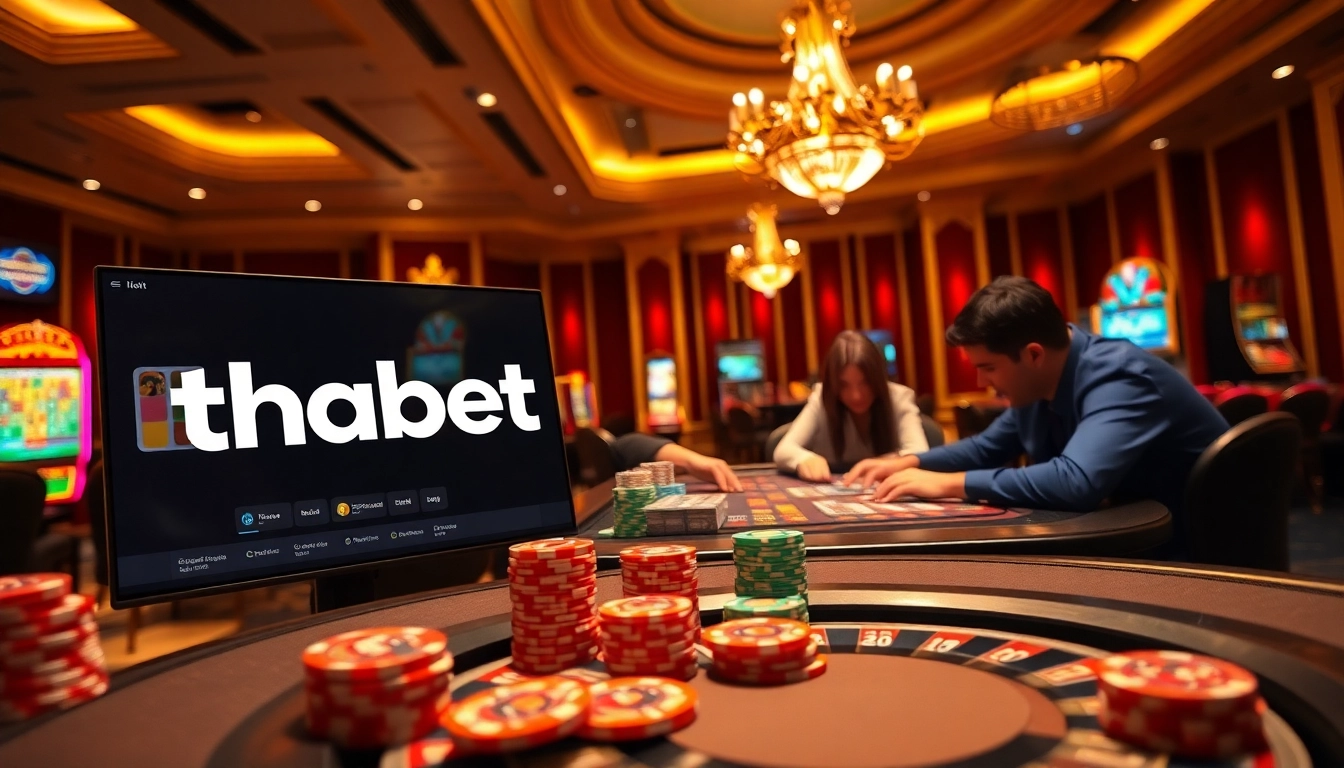 Engage in thrilling gameplay at thabet web casino with vibrant slots and poker action.