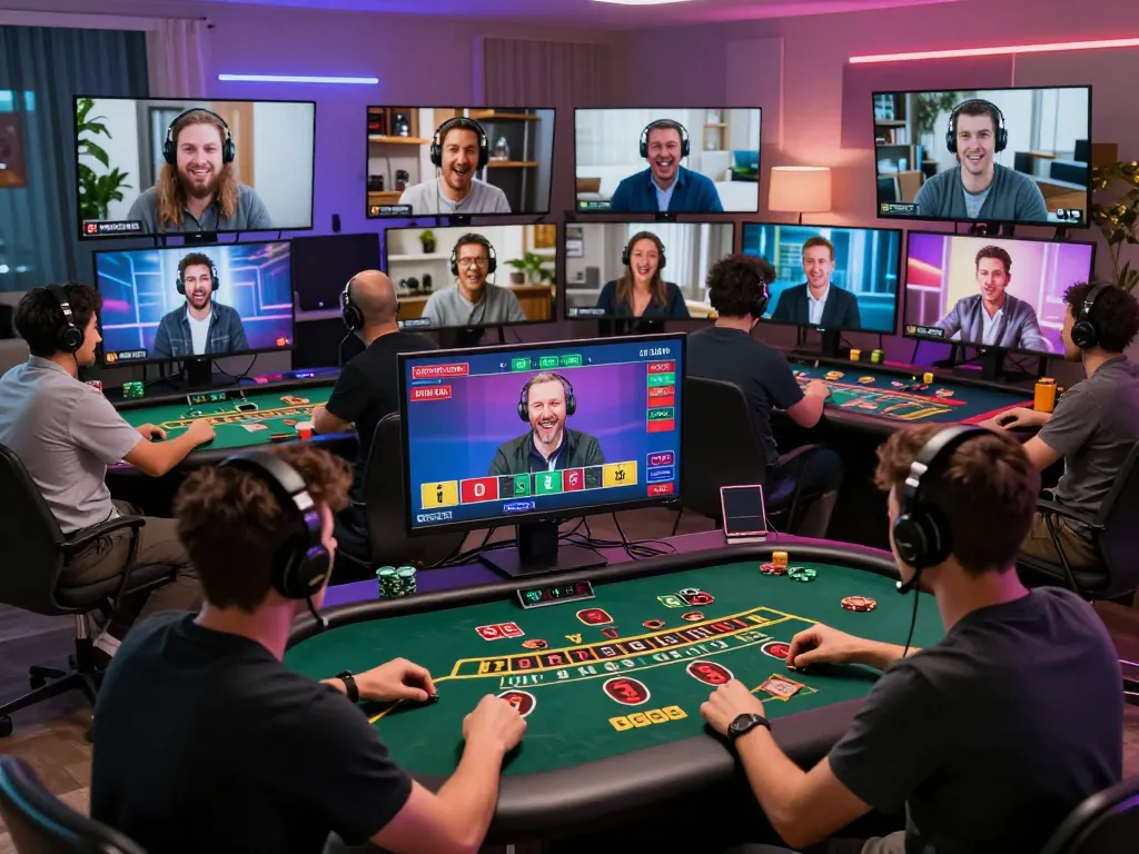 Engaging players connecting through mk8th live dealer gaming for an immersive online casino experience.