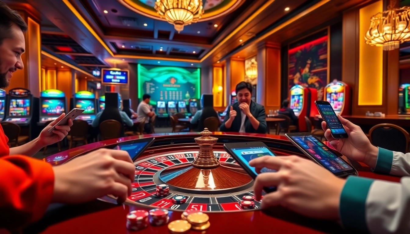 Experience the thrill of gaming at CM88, featuring vibrant casino tables and engaging online betting.