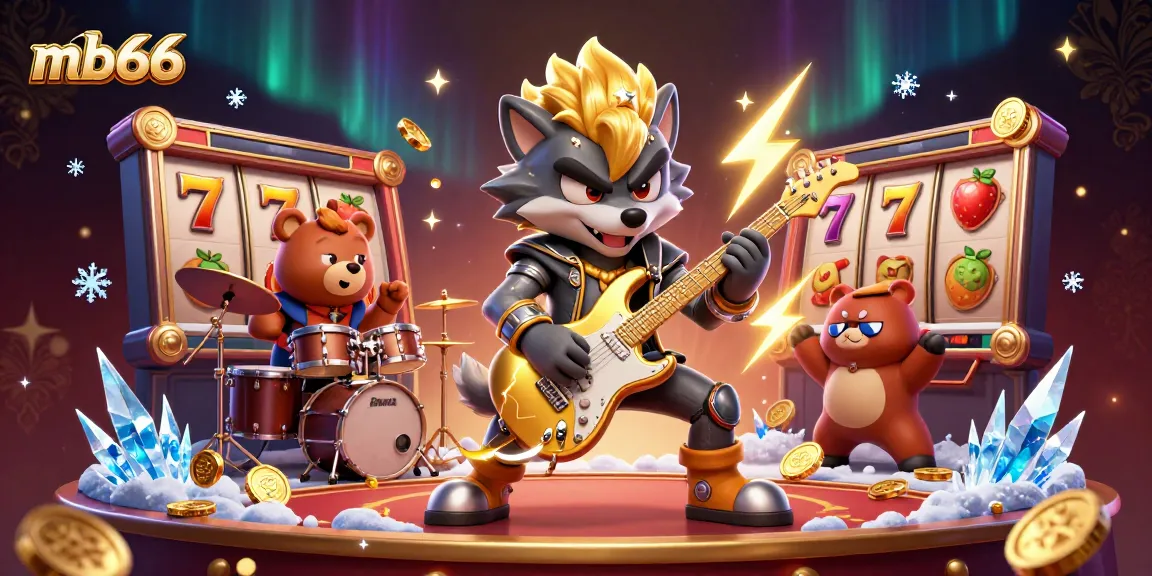 Experience thrilling action with mb66 as cartoon characters dominate an electrifying casino stage.