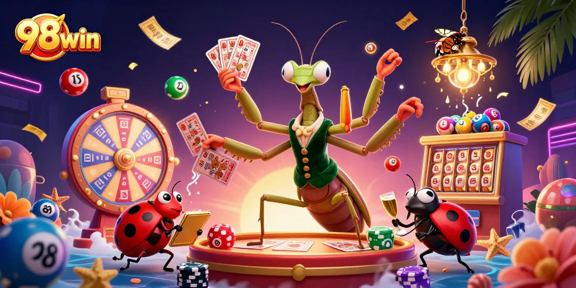 Experience the thrilling world of 98win with exciting casino games and vibrant visuals.