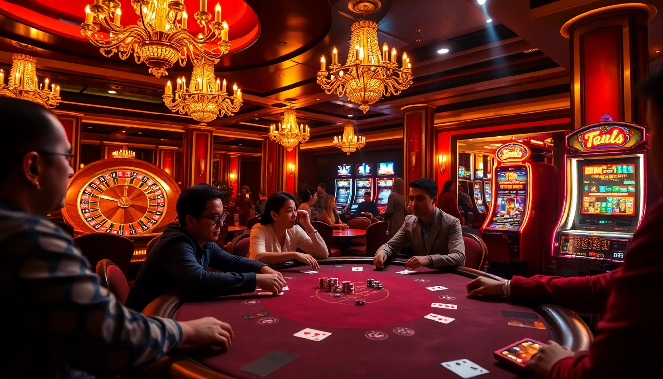 Experience the thrill of poker at https://tt88n0hu.com/ with players strategizing over a classic table.