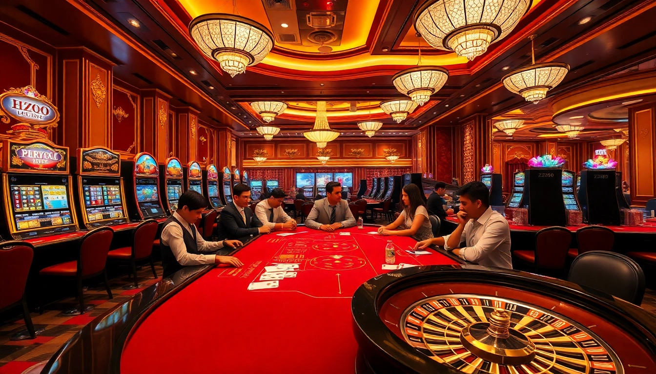 Experience excitement at HZ88 with lively casino games and vibrant poker tables.
