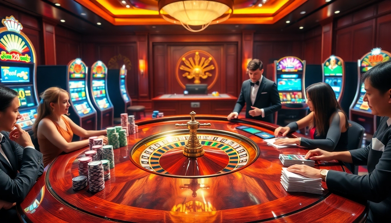 Experience the thrill of betting at https://12bett.bot/ with vibrant casino tables and exciting games.