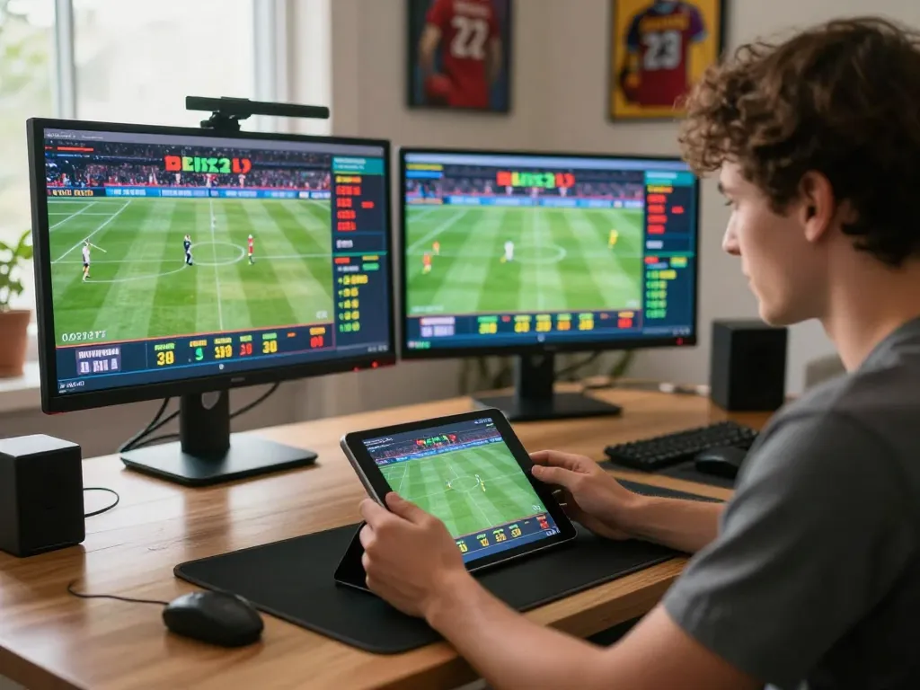 Engaging online sports betting experience on https://va88.ceo/ with live odds and excited atmosphere.