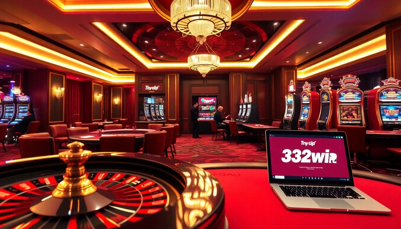 Experience the excitement of Truy cập 32win in a luxurious casino setting.