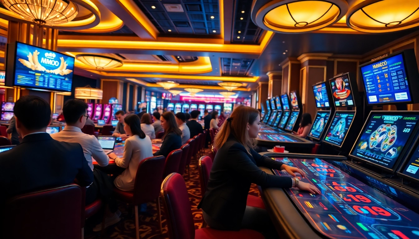 Experience the excitement of MMOO casino gaming with luxurious visuals.