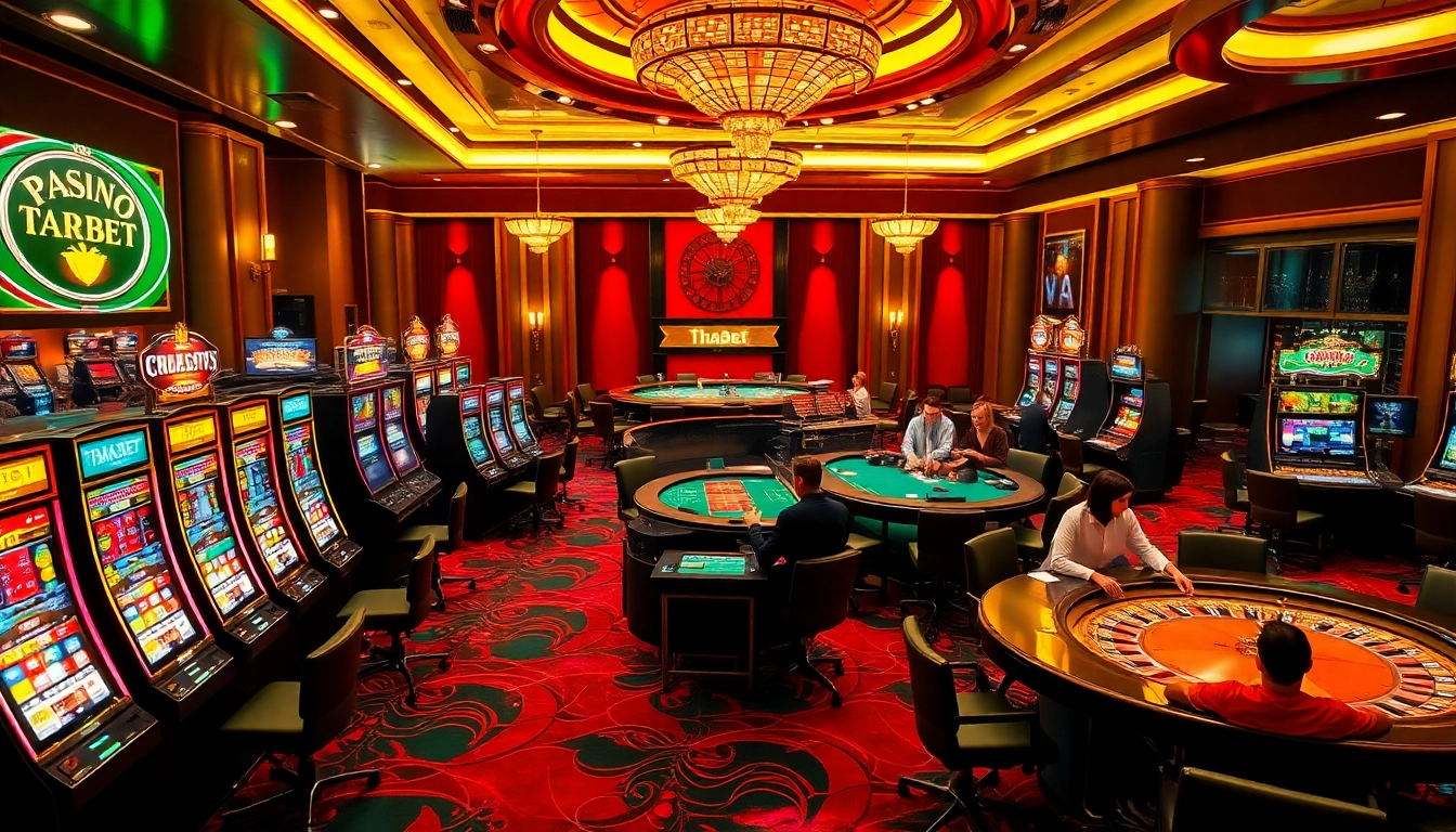 Experience high-stakes gaming at THABET with vibrant casino tables and thrilling action.