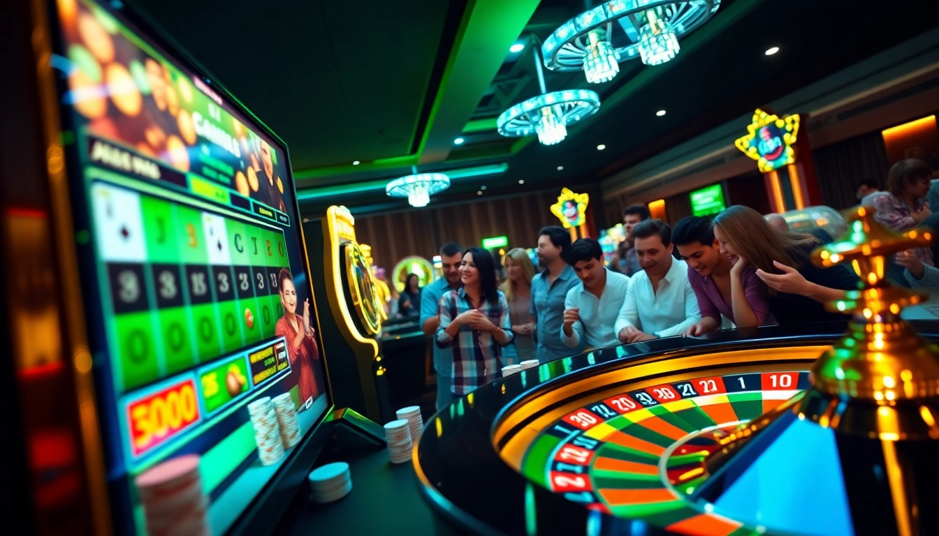 Experience the thrill of online gaming at https://777x.center/ with colorful slot machines and poker chips.
