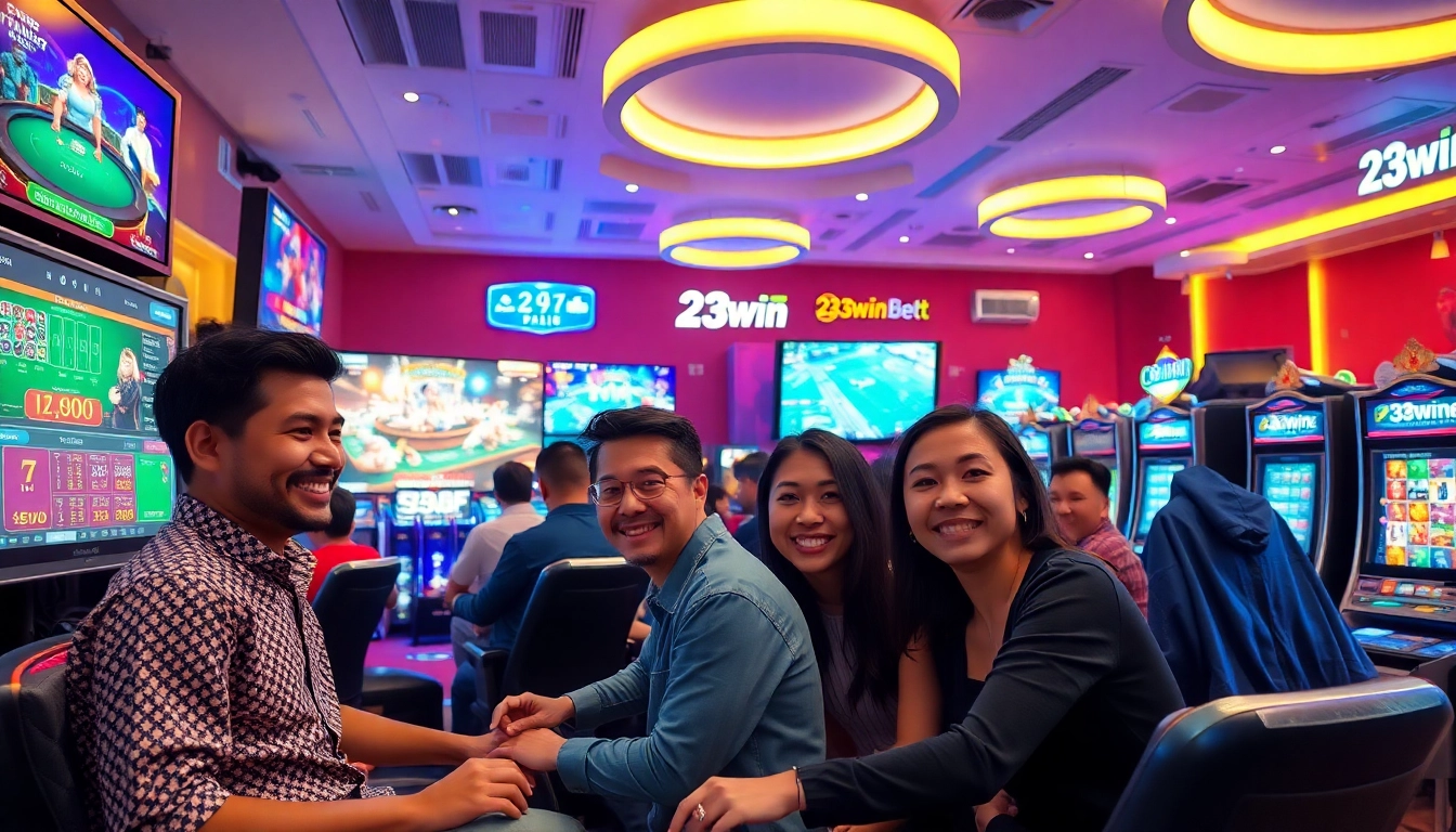Engaged players at https://www.23win.world/ enjoy a vibrant online gaming experience.