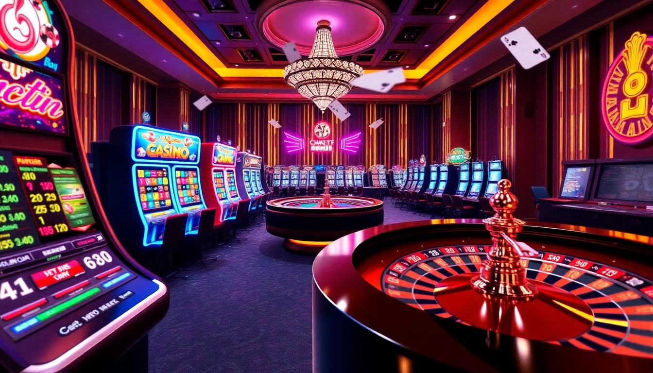 Experience the thrill of online gambling at nhà cái MMOO with vibrant slots and poker tables.