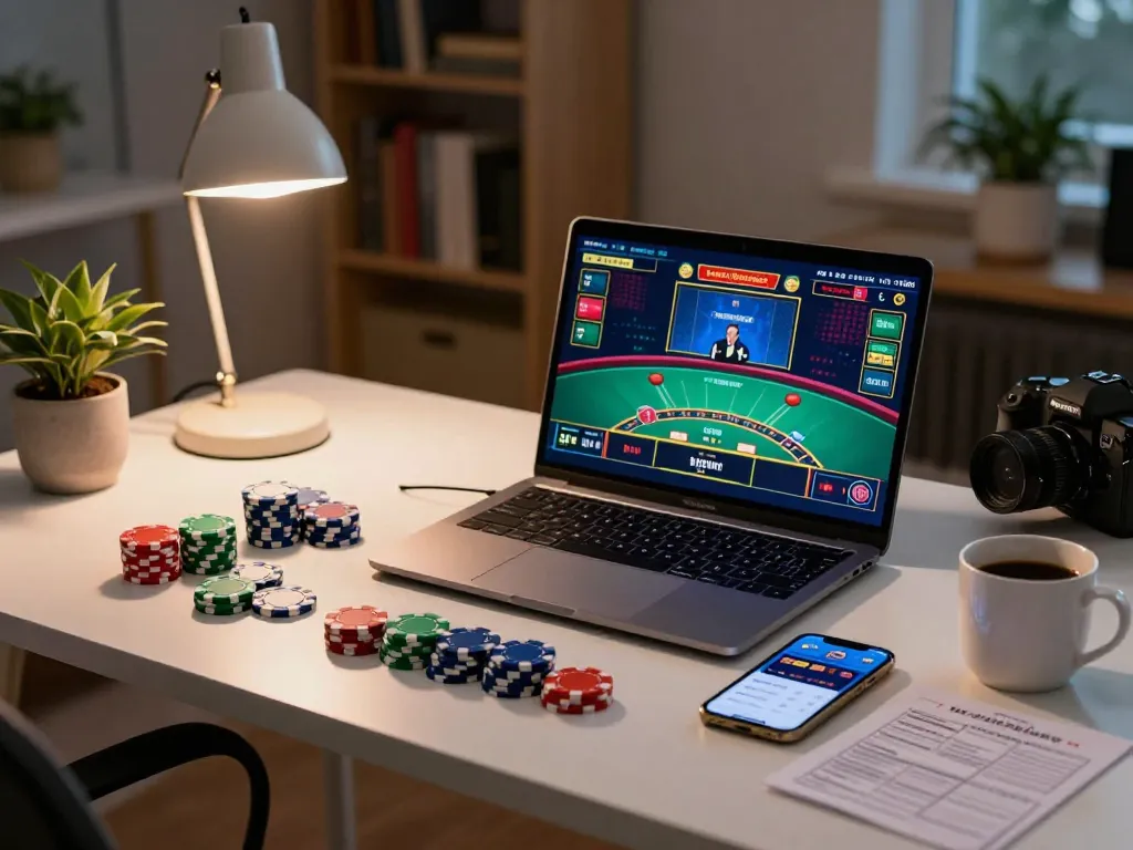 Players navigating s666 betting strategies in an engaging home gaming setup.