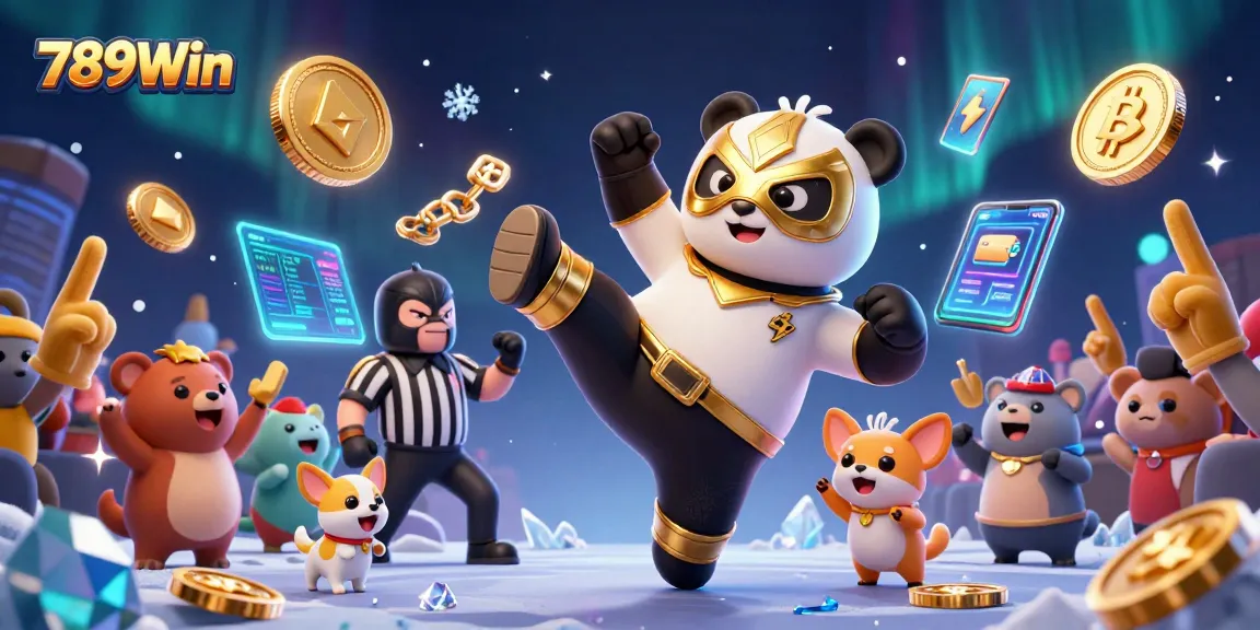 Experience thrilling gameplay with 789Win as vibrant animals cheer at the casino showdown.